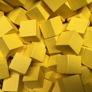 Maßgefertigte Günstige Quadratische Holzwürfel Bunte Holzblöcke Spielzeug für Kinder - Product Image 1