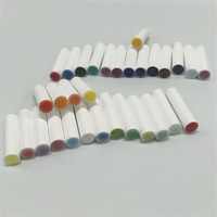 Tige de parfum montée sur voiture en céramique poreuse émaillée bâtons de diffuseur de parfum automatique pince pour évent de voiture mèches de recharge de désodorisant