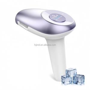 Rose Gold nhanh flash làm mát IPL tẩy lông IPL máy gần như không đau tóc Shaver Máy cạo lông với hai đầu Sapphire lạnh da - Product Image 5