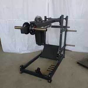 Weight Plate Load Free Weight Gym Strength Leg Exercise Pendulum Squat Machine