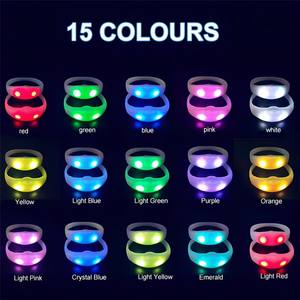 Longstargift RFID controlado DMX luz LED pulsera sonido activado intermitente LED pulsera para Halloween o Año Nuevo ocasiones - Product Image 3