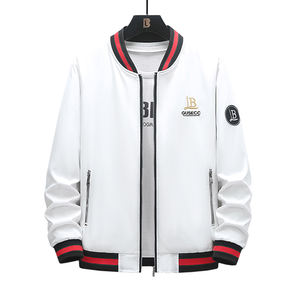 Chaqueta de lujo para otoño, nueva chaqueta informal con bordado de estilo europeo y americano, uniforme de béisbol a la moda para hombre. - Product Image 4