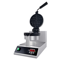 Machine à gaufres et crêpes électrique professionnelle 3 cm avec contrôle intelligent de la température et garantie de 6 mois
