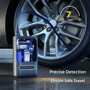<span class=keywords><strong>Compresseur</strong></span> d'air portable sans fil 6000 mAh 150 PSI haute pression étanche léger avec affichage numérique - Product Image 3