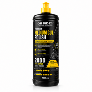 น้ำยาขัดเงา OBSIDEX Professional Medium Cut Polish – ขจัดรอยตำหนิได้อย่างรวดเร็ว, กำจัดรอยขัด P2000-P2500, ให้ความเงางามสูง (1000 มล.) - Product Image 1