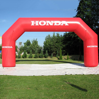 Arche d'air décorative gonflable de course en PVC personnalisée en usine