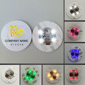 定制浮雕 LED 塑料贴纸 酒瓶灯 杯子杯垫 斋月 毕业节 圣诞节促销 婚礼派对酒吧 - Product Image 4