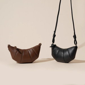 Bolso de mano de cuero genuino a la moda para mujer, de piel de vaca suave, y bolso de hombro con cierre de botón, nuevo bolso de cuero genuino. - Product Image 5