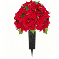 Bouquet de roses bleues artificielles avec des marguerites blanches et des feuilles vertes, fleurs en plastique pour la maison, le mariage, la décoration du jardin
