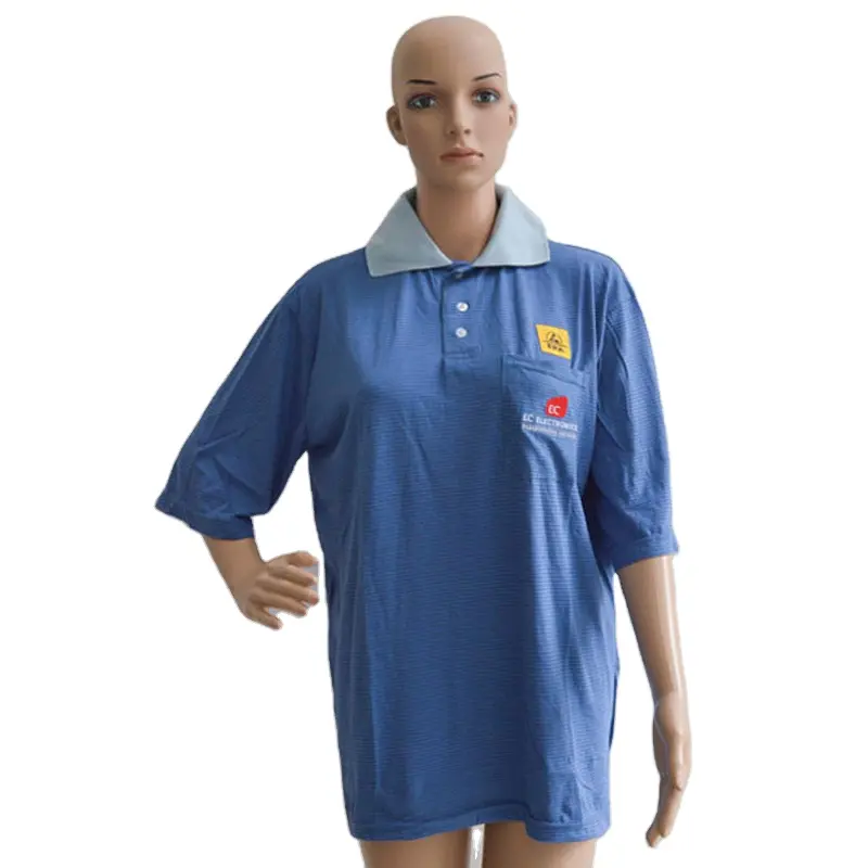 T-shirt de plage pour hommes, vêtement antistatique, polo esd