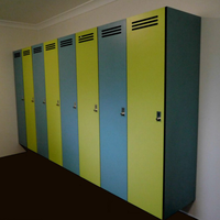 Armoire de rangement compacte en stratifié pour chevet d'hôpital AOGAO, installation murale, étanche, ignifuge, Guangdong