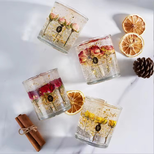 Velas Aromáticas de Gel con Flores Secas, Hechas a Mano, con Aceites Esenciales de Plantas para Aromaterapia - Product Image 6