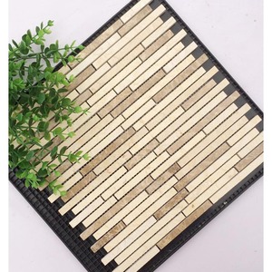 Azulejo <span class=keywords><strong>de</strong></span> <span class=keywords><strong>mosaico</strong></span> <span class=keywords><strong>de</strong></span> mármol para baño y cocina, kit <span class=keywords><strong>de</strong></span> pavimento <span class=keywords><strong>de</strong></span> suelo <span class=keywords><strong>de</strong></span> pared contra salpicaduras, panel <span class=keywords><strong>de</strong></span> piedra naturelle - Product Image 4