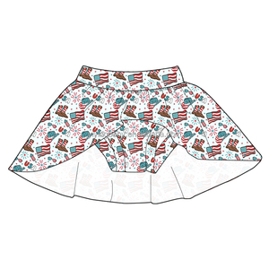2025 chinois vente chaude grande taille respirant soie Mini jupe pour filles personnalisé bébé filles Shorts <span class=keywords><strong>Kilt</strong></span> - Product Image 3