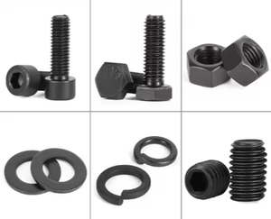 Thép carbon đen Hex đầu bu lông Oxit Đen kết thúc lớp 4 lớp DIN 933/<span class=keywords><strong>ASTM</strong></span> <span class=keywords><strong>A307</strong></span> tiêu chuẩn - Product Image 3