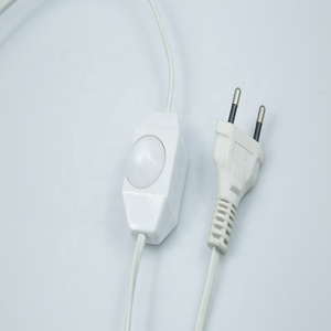 CE Được Phê Duyệt AUS EU USA Đèn Muối 2 Pin Cắm Mở Rộng Dây Nguồn <span class=keywords><strong>AC</strong></span> Với Công Tắc Giữ Đèn - Product Image 4