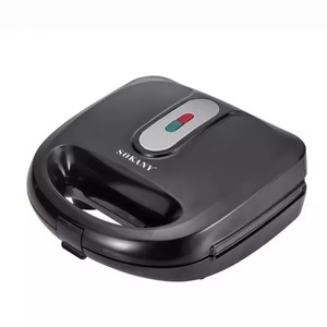 Parrilla eléctrica antiadherente desmontable 6 en 1, parrilla de 2 rebanadas, Mini máquina para hacer gofres, sandwichera profesional, Panini - Product Image 1