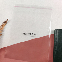 Impresión de logotipo personalizado Bolsas de celofán transparentes Bolsa de plástico OPP para embalaje