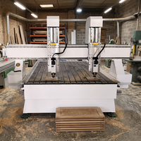 Machine CNC à double tête indépendante 3/4 axes personnalisable, routeur de gravure haute précision à double tête