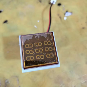 Vàng 3 trong 1 <span class=keywords><strong>LED</strong></span> hiển thị Vôn kế Ampe kế điện áp hiện tại đo tần số - Product Image 1