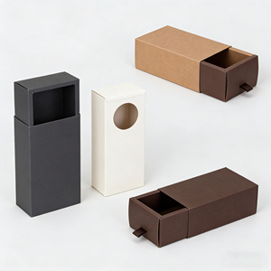 Caja de Papel Deslizante con Logotipo Personalizado y Papel Kraft para Empaque de Perfumes - Product Image 4