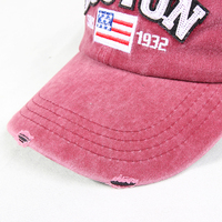Bordir Pemuda Boston Merah untuk Pria Uniseks Topi Trucker Topi Ayah Snapback Golf Topi Baseball Wanita Dapat Disesuaikan
