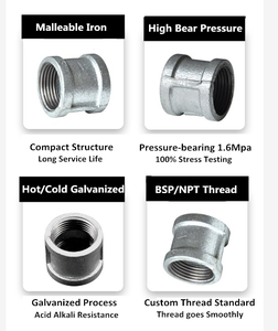 Bán Buôn Gi Khuỷu Tay 90 Đường Kính Lớn Mạ Kẽm Phụ Kiện Đường Ống Dễ Uốn Sắt Phụ Kiện Nhà Máy Cho Nước, Dầu, Khí Đốt Dự Án - Product Image 5