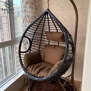 كراسي حديثة للأماكن الخارجية للحديقة فناء معدني أرجوحة وردية للأطفال للشرفة - Product Image 5