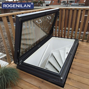 Ventanas de Sótano Modernas de Aluminio Resistentes a Huracanes ROGENILAN, Ventana de <span class=keywords><strong>Escape</strong></span> de Doble Vidrio Templado - Product Image 5