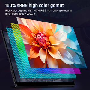 Xách tay điện thoại di động hiển thị đồng bộ màn hình di động 1080P 17 inch 4K USB Loại C giao diện <span class=keywords><strong>LCD</strong></span> - Product Image 4