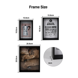 Tùy chỉnh hiện đại sáng tạo đa kích thước MDF khung ảnh phòng trưng bày tường nghệ thuật hiển thị hình ảnh khung - Product Image 6