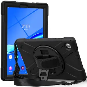 Heavy Duty Case 10.1 Inch Rugged Case with Strap Kickstand Shoulder Belt for TB-X306F for Lenovo Tab M10 HD (2nd Gen) 2020 5 Pcs