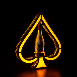 ที่วางขวดไวน์สแตนเลสสตีลเรืองแสง LED ดีไซน์หรูหรา รูปทรงสวยงาม สำหรับถังน้ำแข็งปาร์ตี้และถังเครื่องดื่มสำหรับแชมเปญ - Product Image 5