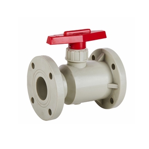 Válvula de bola CPVC manual de alta calidad de China, de 2 a 10 pulgadas, estándar ANSI/ASTM, con brida DN50-250, válvula de PVC-C con brida, lista para enviar - Product Image 6