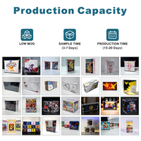 Boîte de présentation magnétique personnalisée en acrylique anti-UV pour cartes Pokémon, boîte octogonale de protection