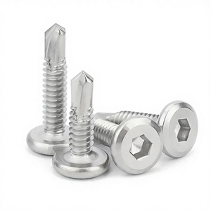 <span class=keywords><strong>Viti</strong></span> Autofilettanti Esagonali in <span class=keywords><strong>Acciaio</strong></span> <span class=keywords><strong>Inox</strong></span> 316 306 CLASSE 4 Zincate con Filettatura Fine Metrica e Punta Svasata - Product Image 3