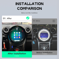 Radio Multimedia para Auto con Android 14 de 11.7 Pulgadas para BMW Mini Cooper COUNTRYMAN R56 R60 2006-2016, Reproductor Carplay con GPS y Navegación