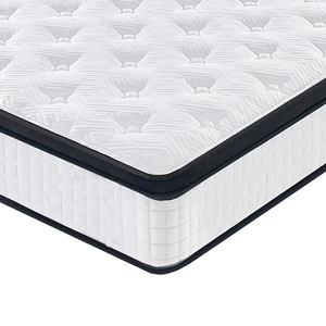 Matelas double 12 pouces en mousse à mémoire de forme à ressorts ensachés, compressé et emballé sous vide, soulagement de la pression, CertiPUR-US, stock local aux États-Unis - Product Image 4
