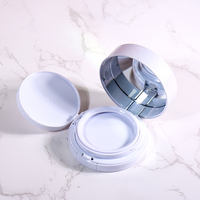 Cc étui à coussin d'air personnalisé en plastique vide blanc bb étui à coussin pot de maquillage emballage de poudre compact avec miroir