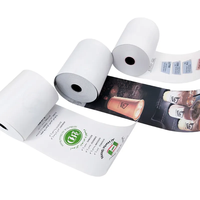 Échantillon gratuit de papier thermique pour caisse enregistreuse imprimé 80 mm 57 mm pour banque, supermarché, restaurant