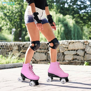 Giày trượt patin 4 bánh SeeMore chất lượng cao, giày patin bốn bánh chuyên nghiệp bằng da - Product Image 4