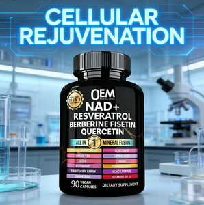 Complément Premium NAD+ OEM 300mg & Resvératrol 1000mg |   Formule de longévité biologique avec NAD+ liposomal - Product Image 3