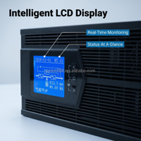 YTR1102L-J 2KVA Catu Daya Tak Terputus 1.8KW 2U Rak Mount Online UPS Cadangan Daya Darurat untuk Server Jaringan