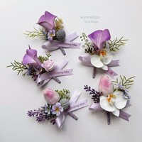 Korsase Bunga Plastik Buatan Baru, Dapat Dilepas, Model Calla Lily Tulip Gaya Korea untuk Pernikahan, Perayaan, dan Fotografi