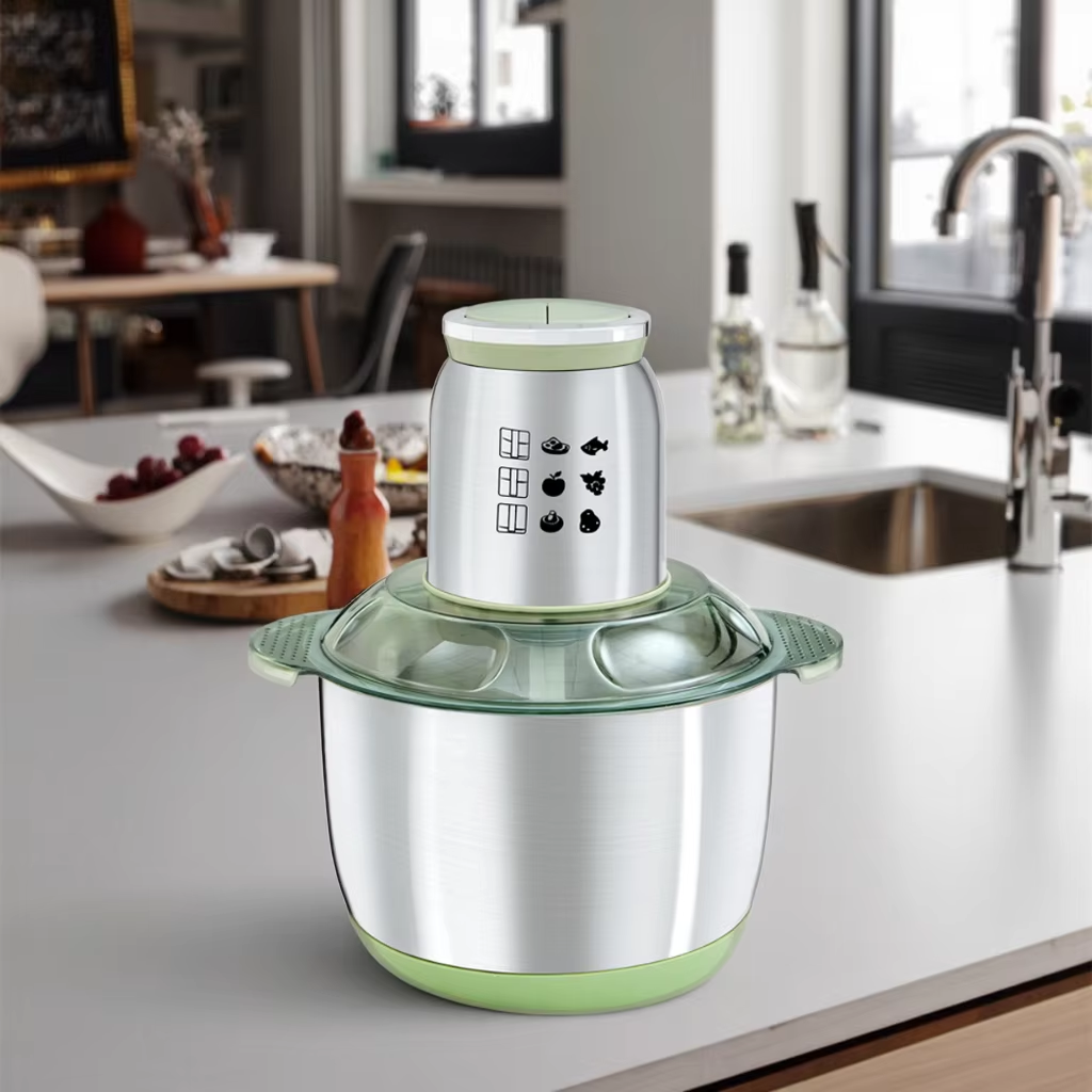 Food Processor 5L Super Large Capacity New Launch Safe Use Meat Vegetable Garlic Multifunctional Integration