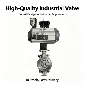 Electric High-Temperature Steam Conductive Oil Stainless Steel Pneumatic Disc Hard <b>Sealed</b> Butterfly Valve - Product Image 1