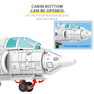Sembo Block 202157 679 pièces Q-5 Fighter Warfare Soldier Series Avion modèle Briques Jouets militaires Blocs de construction Ensembles Jouets pour garçons - Product Image 4