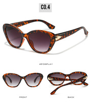 Lunettes de soleil de luxe pour hommes, monture œil de chat, branches décoratives, style urbain, accessoire de visage, équipement oculaire d'extérieur