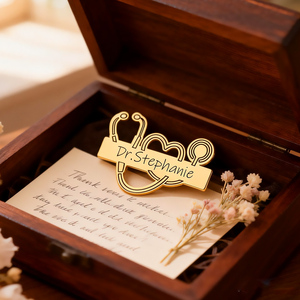 Pin's Médical Personnalisé en Métal, Logo sur Mesure, Badge en Acier Inoxydable, <span class=keywords><strong>Broche</strong></span> Plaquée Or, Argent ou Cuivre, Gravure en Émail Dur - Product Image 3