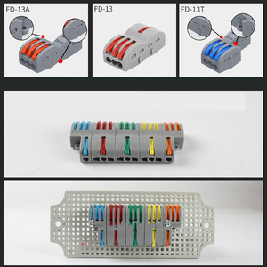 Универсальный быстрозажимной клеммный блок PCT 222 для одножильных и многожильных проводов, пружинный, без инструмента, безопасный, быстрая установка - Product Image 2